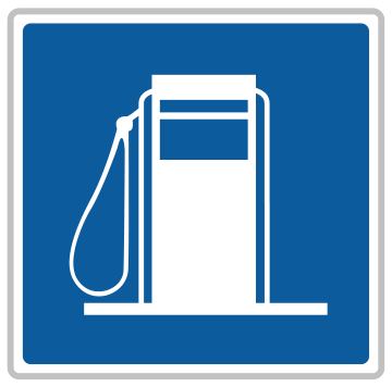 Alberta road sign: Fuel