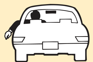 Alberta road sign: Slowing or stopping