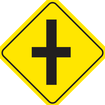 Alberta road sign: Hidden road