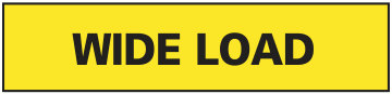 Alberta road sign: Oversized load