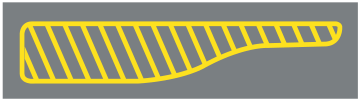 Alberta road sign: Painted island