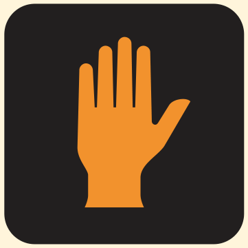 Alberta road sign: Pedestrian DON'T WALK