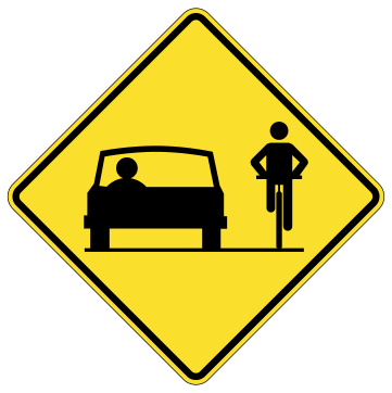 Alberta road sign: Share the road